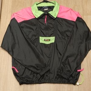 Vintage 90's neon Columbia nylon windbreaker